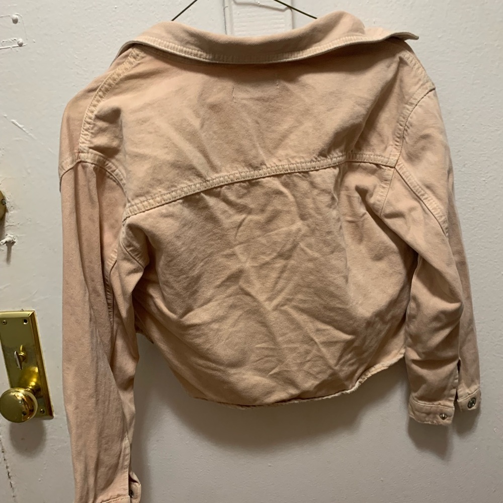 Zara cropped jean jacket